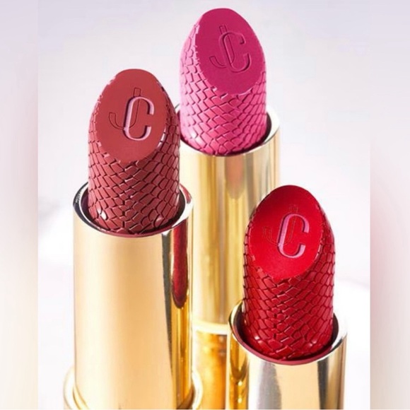 🆕 NIB JIMMY CHOO Seduction Collection #004 Coral Kiss Satin Lipstick - Picture 6 of 13